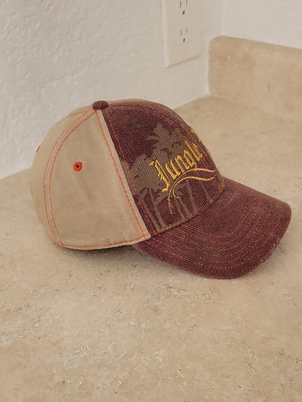 RAINFOREST Brown and Tan Jungle Trooper Embroidered Trucker Hat - Picture 2 of 6